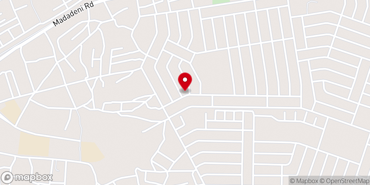 Map showing location of Ekujabuleni Methodist Church