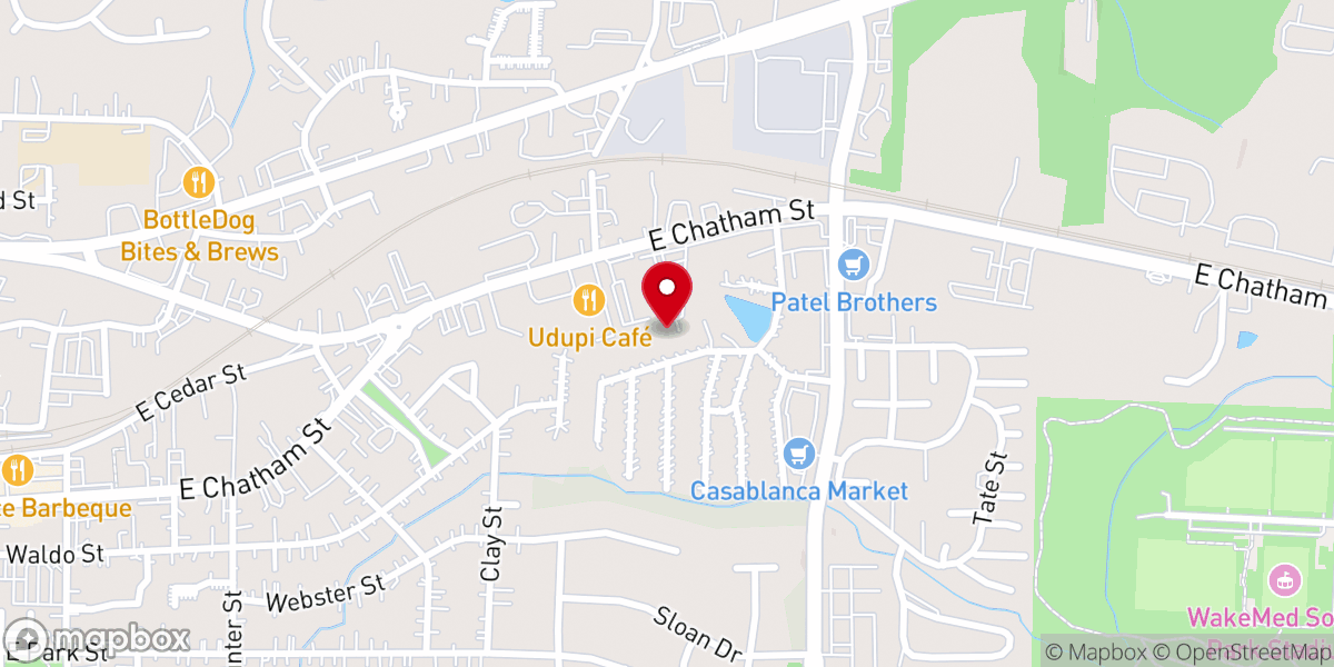 Map showing location of Freeway Church