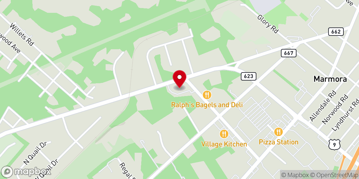 Map showing location of Church of the Resurrection /Saint Maximilian Kolbe Parish