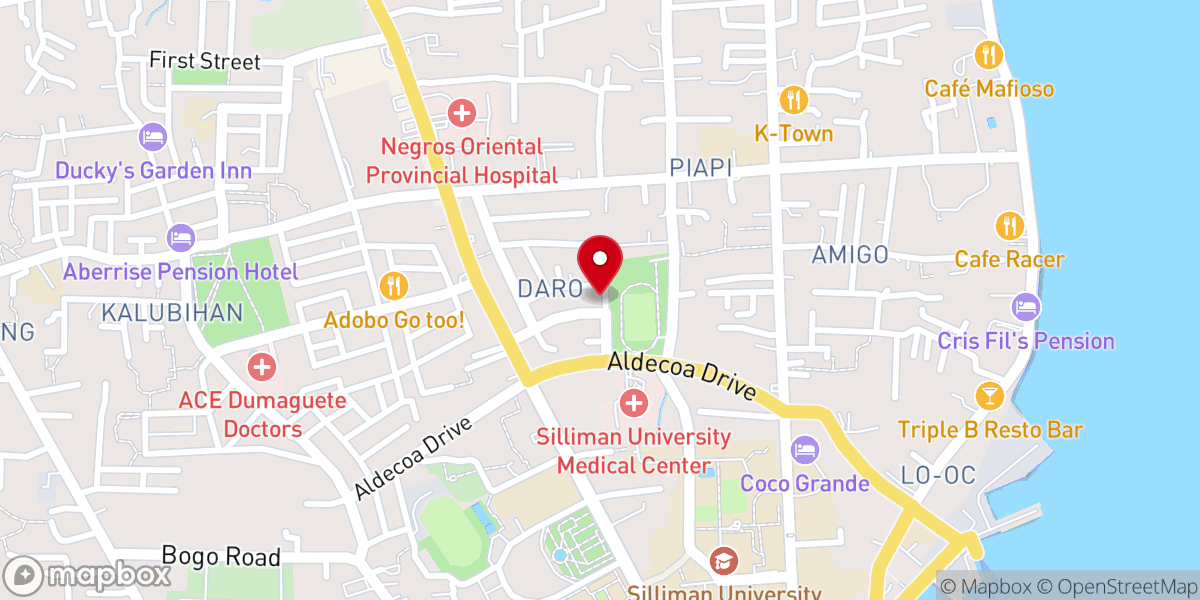 Map showing location of CHURCH OF GOD METRO DUMAGUETE