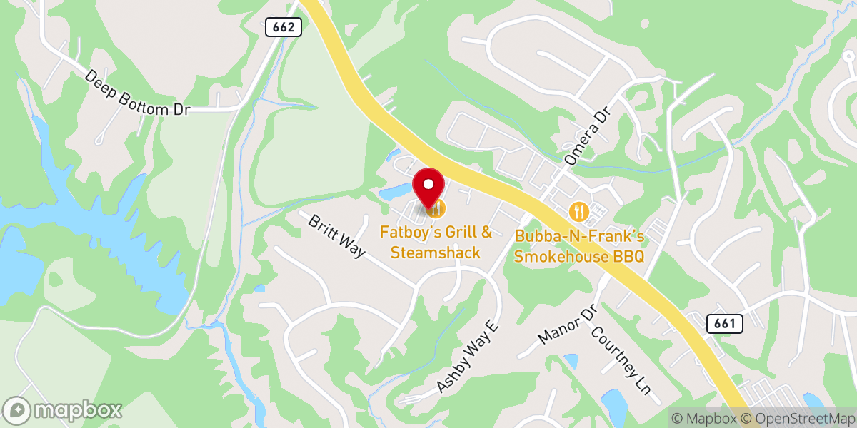 Map showing location of Wamble