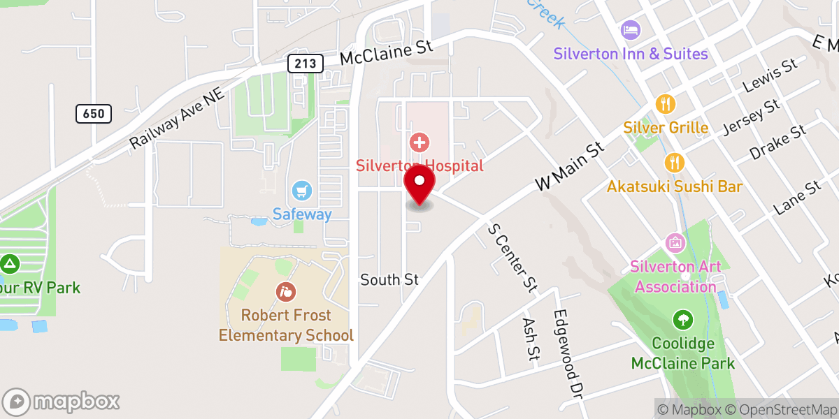Map showing location of St. Edward's Episcopal Church