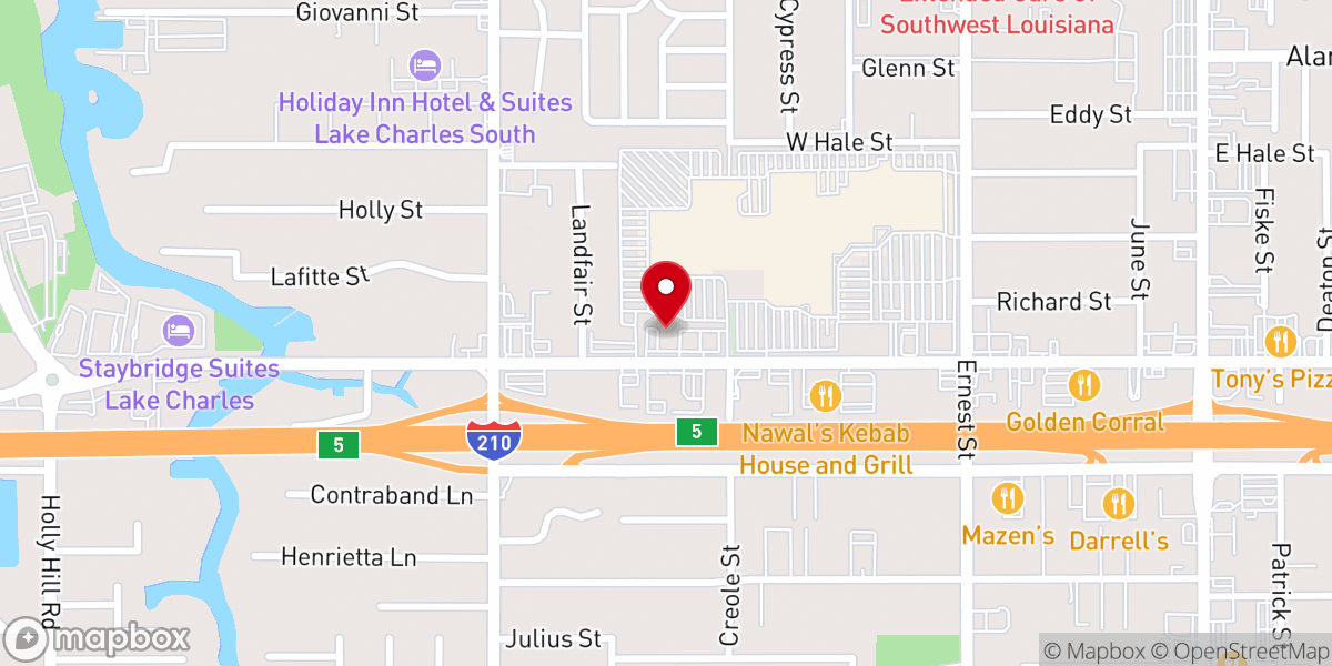 Map showing location of Freedom Life Church