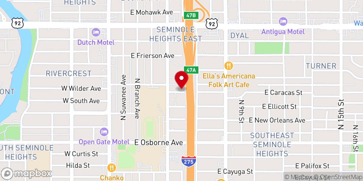 Map showing location of Awakening Institute for Spiritual Formation