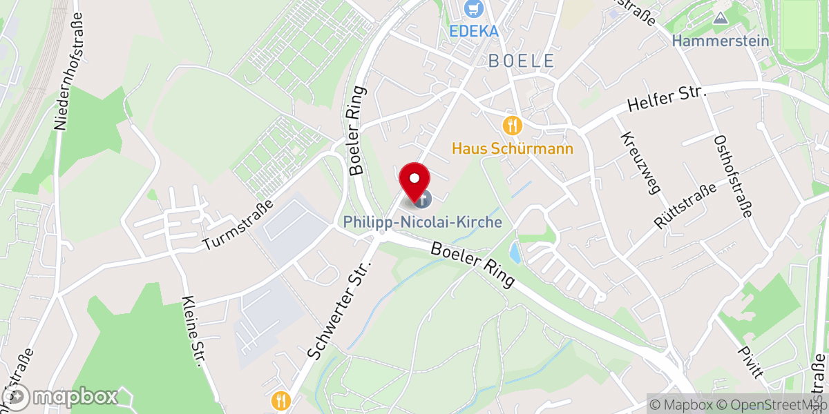 Map showing location of Gemeindebüro - Philipp-Nicolai-Kirche (Lydia Kirchengemeinde)