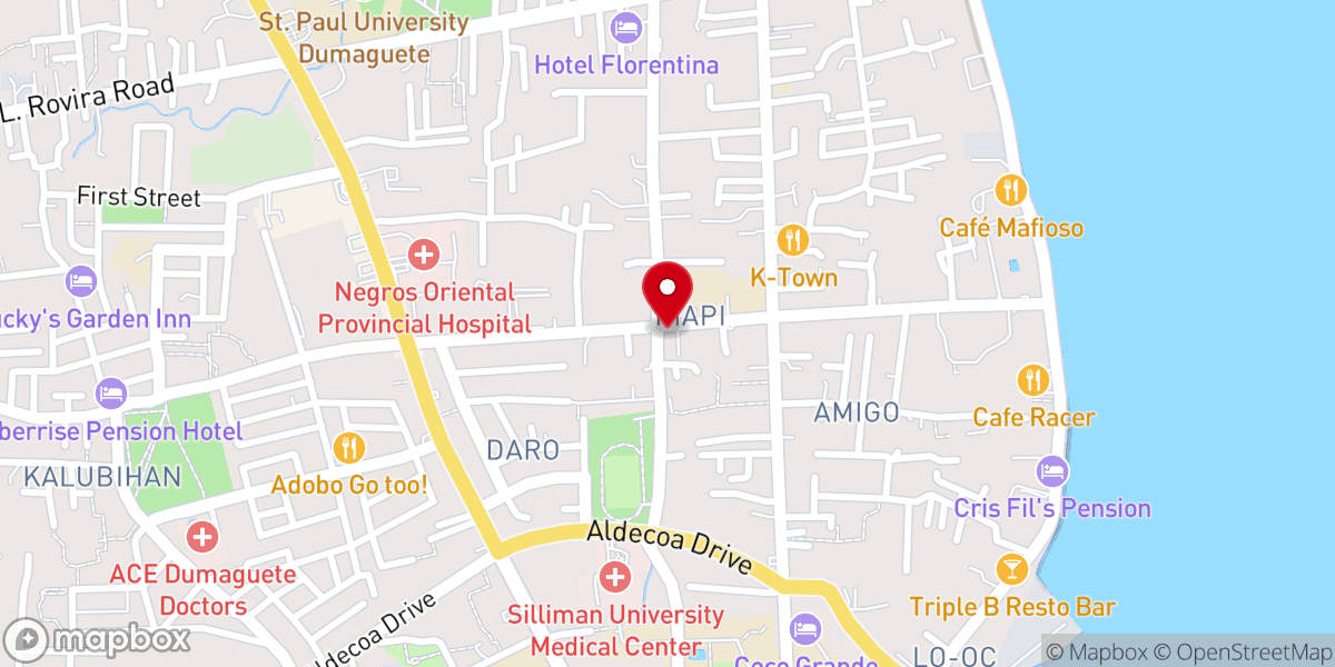 Map showing location of First Baptist Church - Alpha Omega Academy