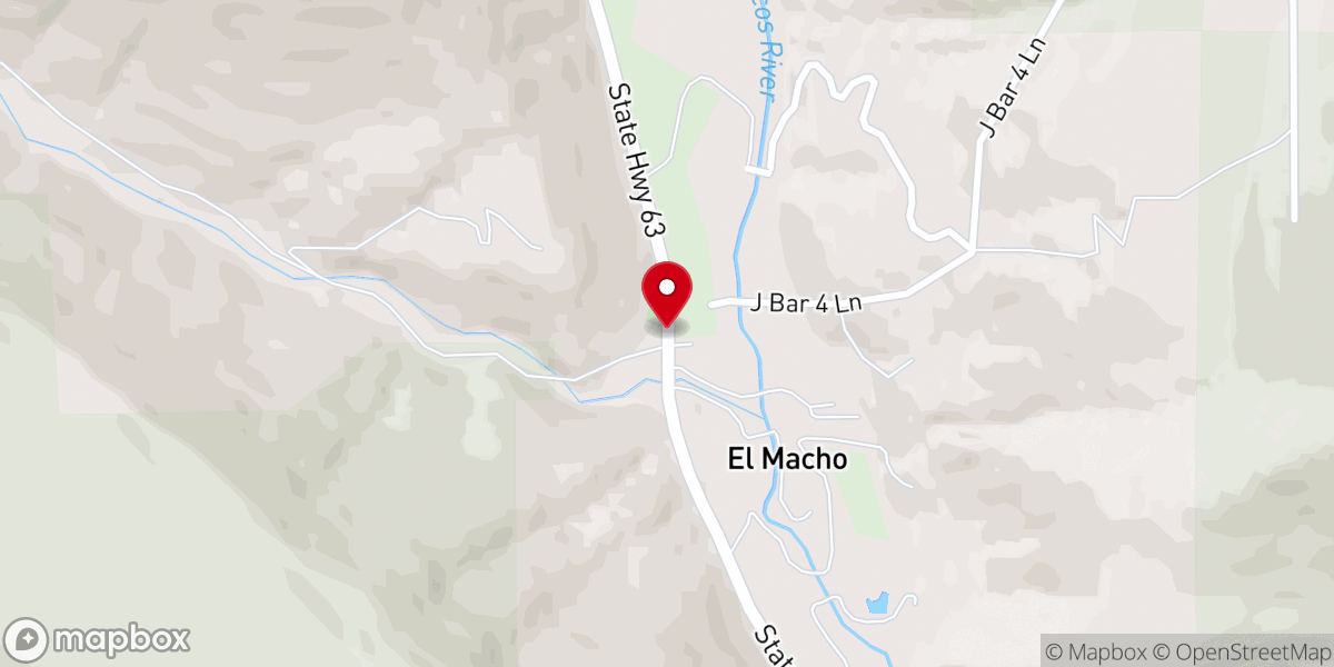 Map showing location of Macho Chapel