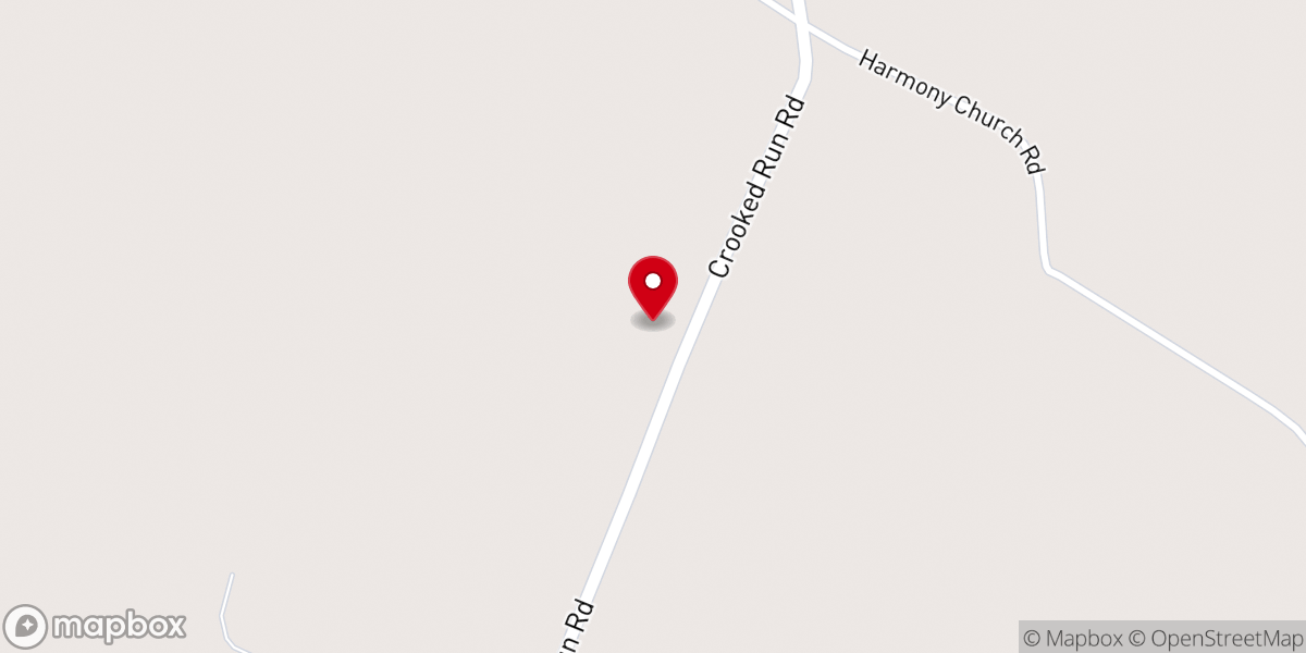 Map showing location of Fellowship Holiness Church