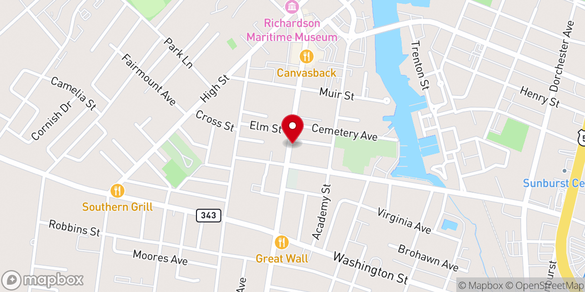Map showing location of Lutheran Mission Society