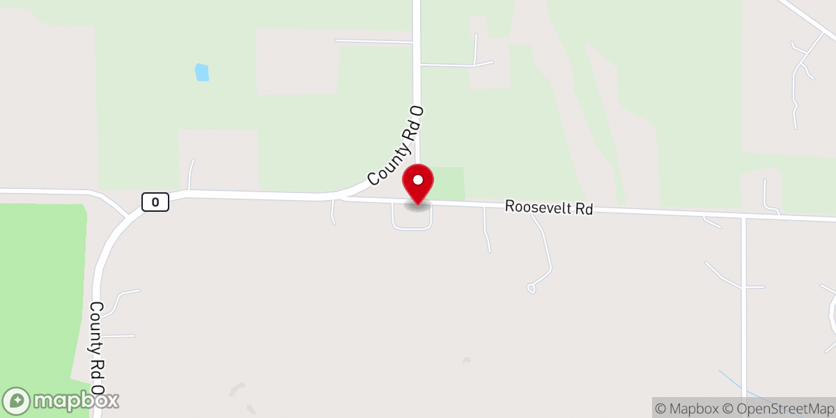 Map showing location of Saint Olaf Lutheran Church
