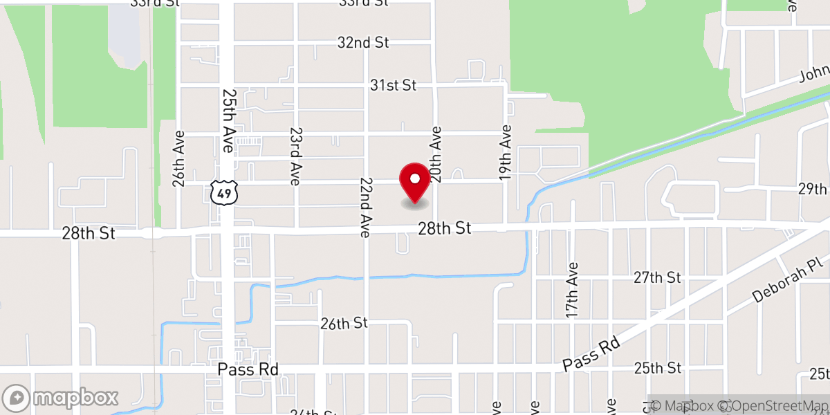 Map showing location of Good News Fellowship of Churches Inc