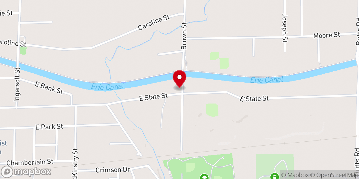 Map showing location of Risen Cafe