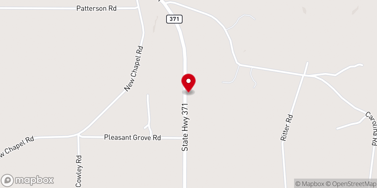 Map showing location of Choate Ministries