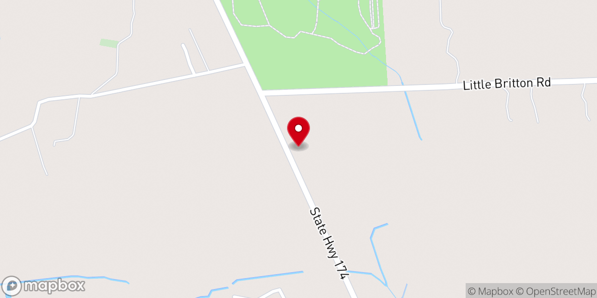 Map showing location of Mount Horr AME Church
