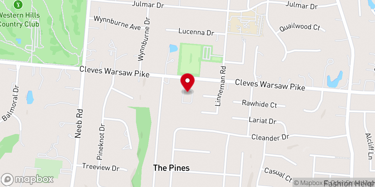 Map showing location of Revive City Church