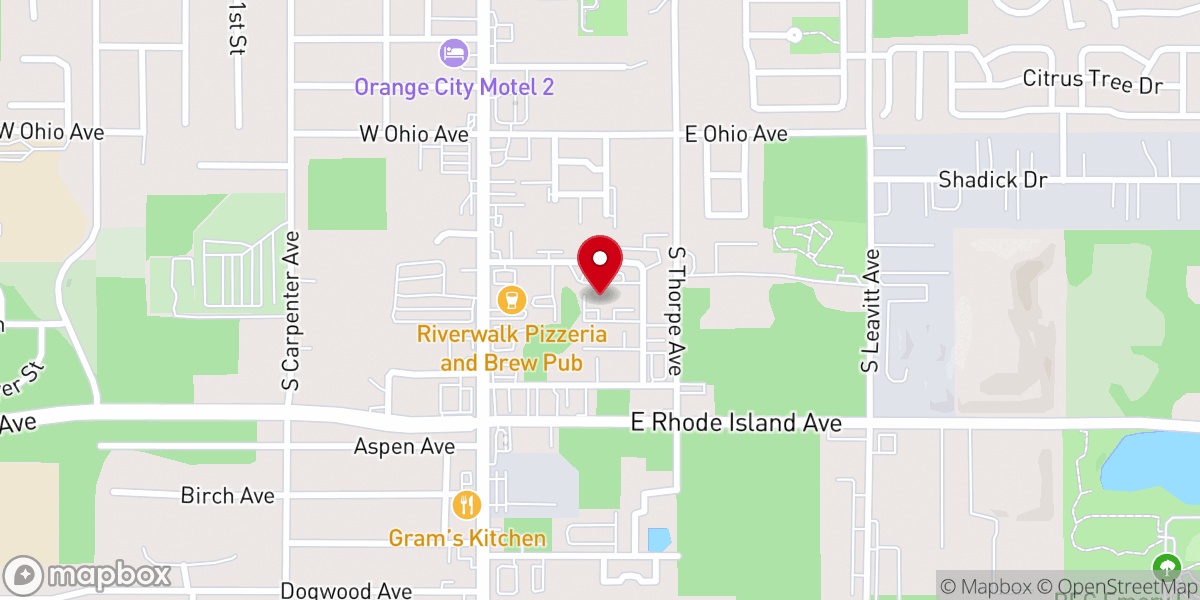 Map showing location of Fellowship of Believers Ministries Inc