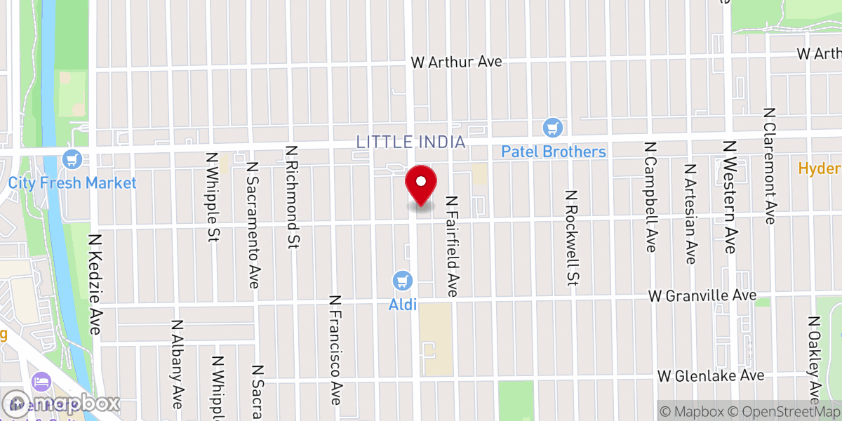 Map showing location of American Friends of Gateshead Academy for Torah Studies