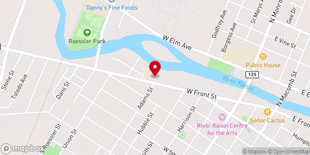 Map showing location of Saint Michael the Archangel Church