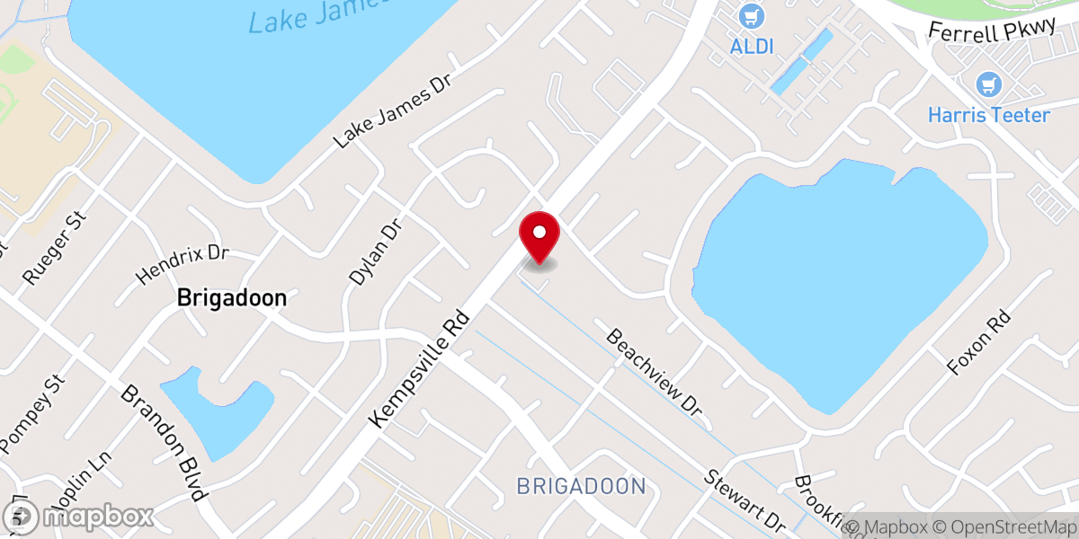 Map showing location of Evergreen Korean Presbyterian Church