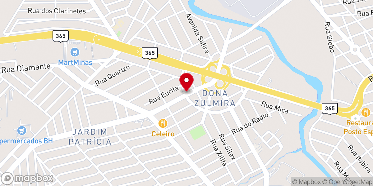 Map showing location of Igreja Batista do Evangelho Pleno