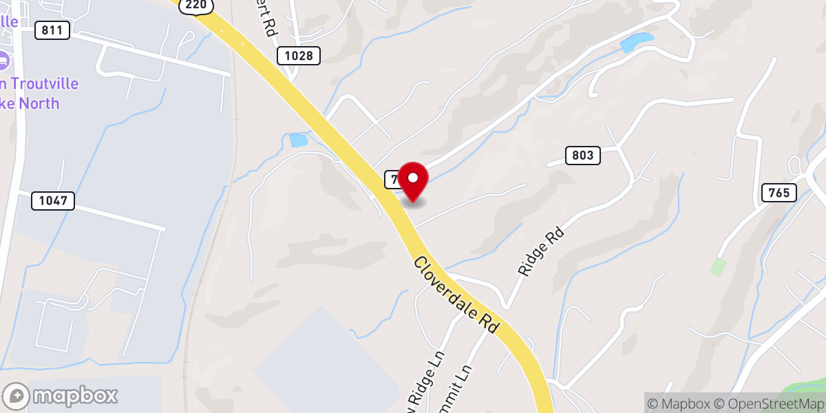 Map showing location of Coling Bible Chapel