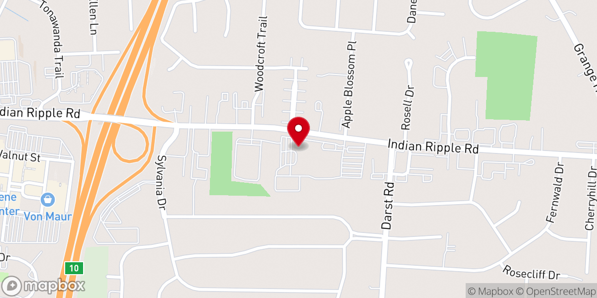 Map showing location of Grace Vineyard Church Inc