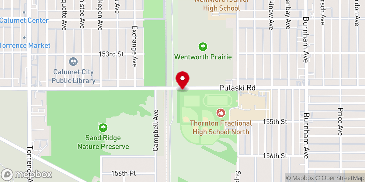 Map showing location of Prisoner of God Transport Ministries
