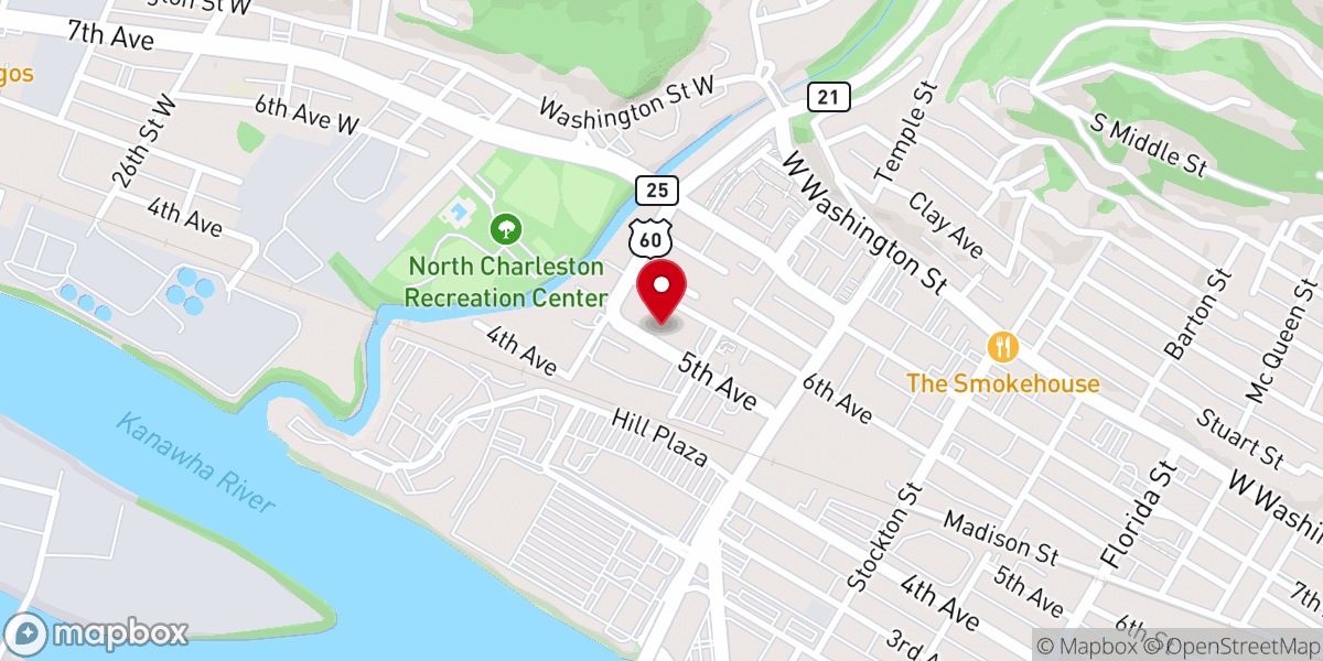 Map showing location of Shining Light Celebration Church