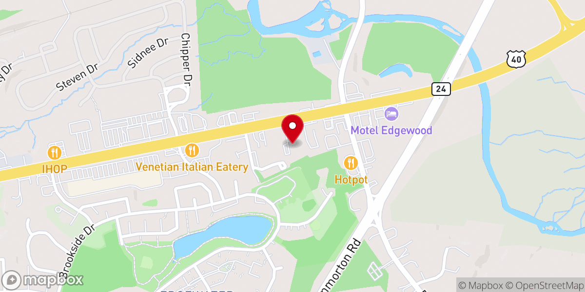 Map showing location of RCCG Tabernacle of Praise