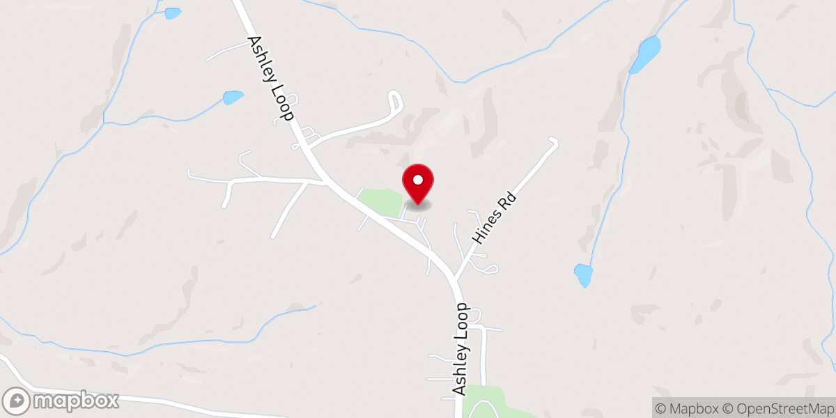 Map showing location of Mt Hermon Baptist Church