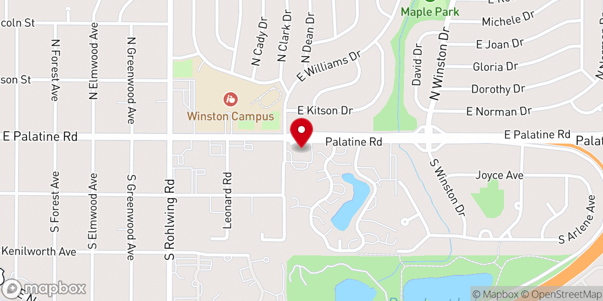 Map showing location of New Hope Community Church