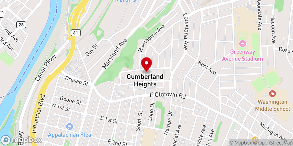Map showing location of Living Word Lutheran Church