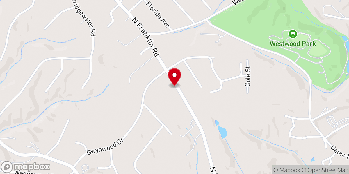 Map showing location of Saint Andrews Church