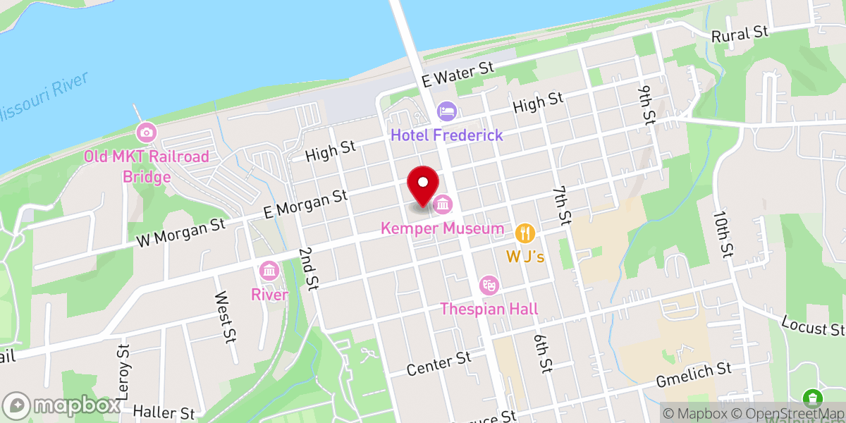 Map showing location of Nelson Memorial United Methodist