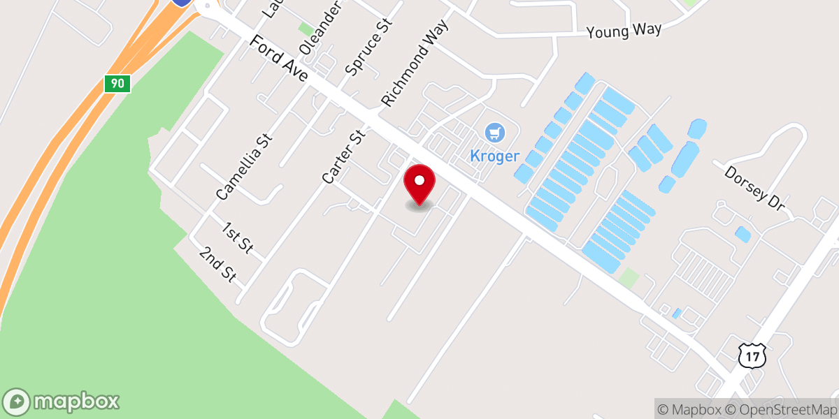 Map showing location of First Christian Academy