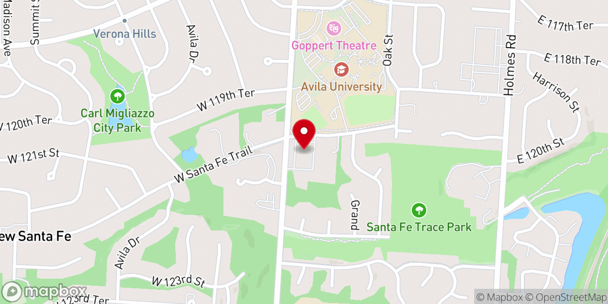 Map showing location of Annunciation Greek Orthodox Church