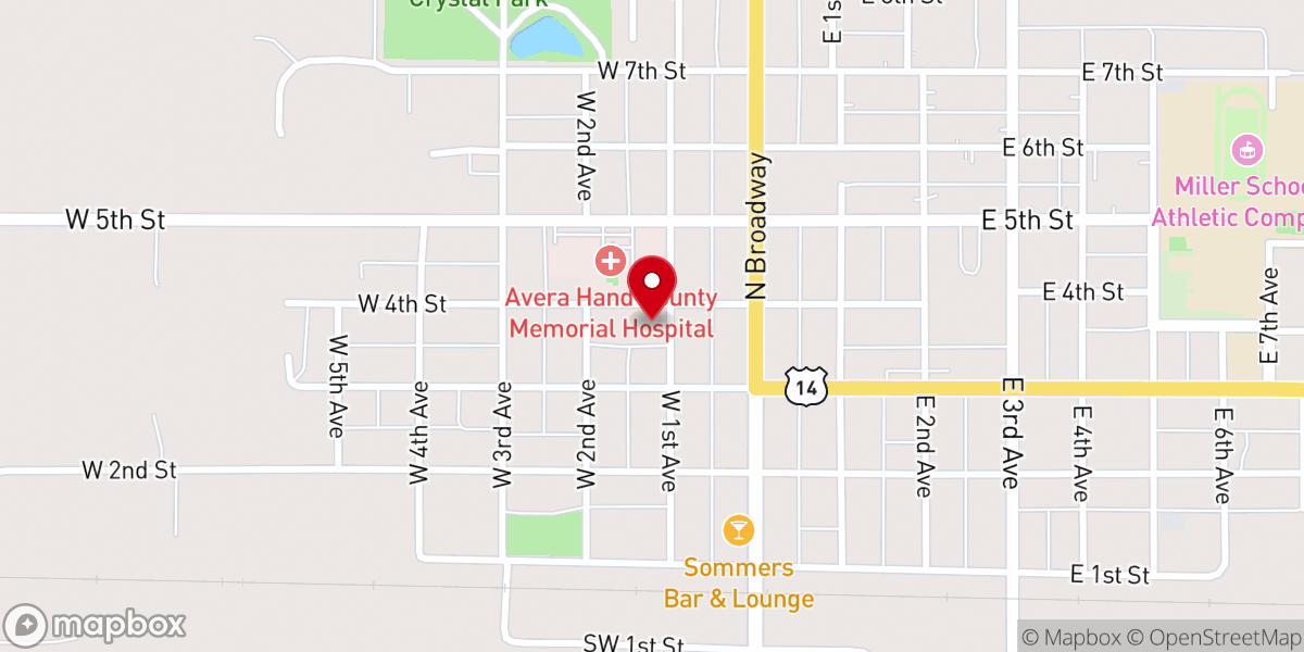 Map showing location of First Presbyterian Church