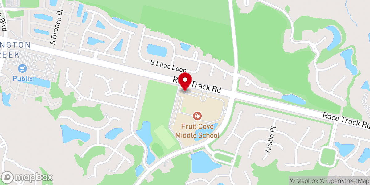 Map showing location of Family Life Fellowship Inc