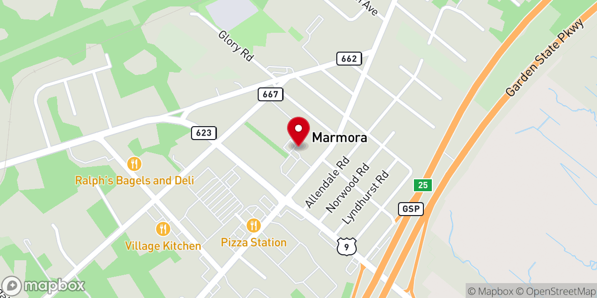 Map showing location of Trinity Nursery School