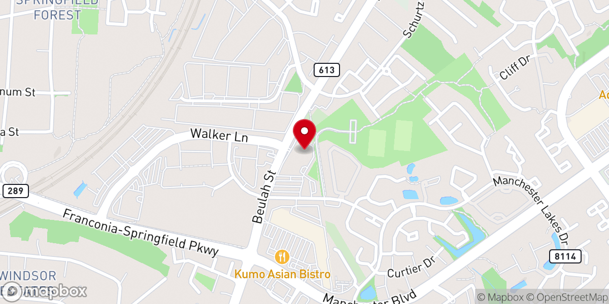 Map showing location of Calvary Road Christian School & Preschool