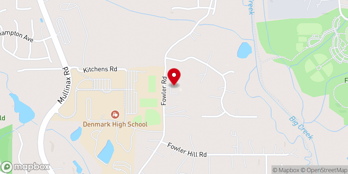 Map showing location of Alpharetta Bible Church