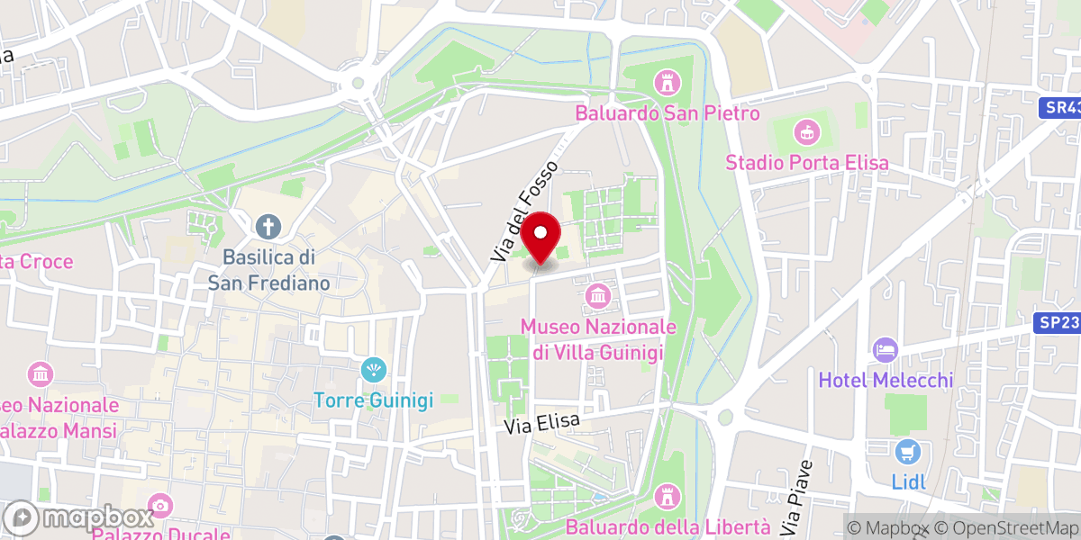 Map showing location of Chiesa di San Francesco