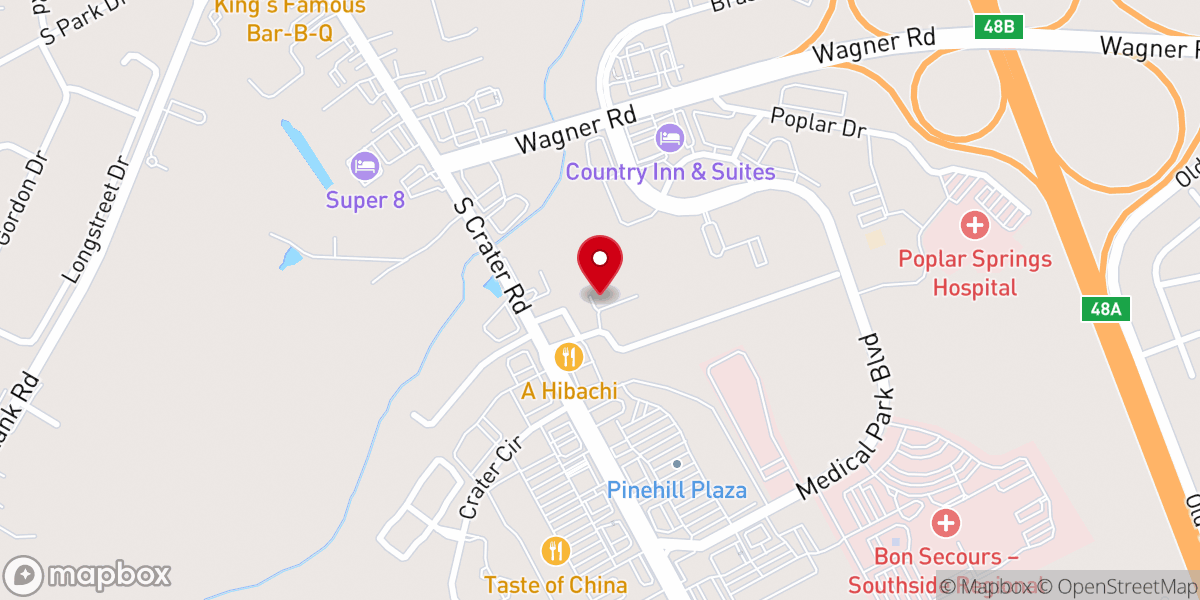 Map showing location of Crosslight Church