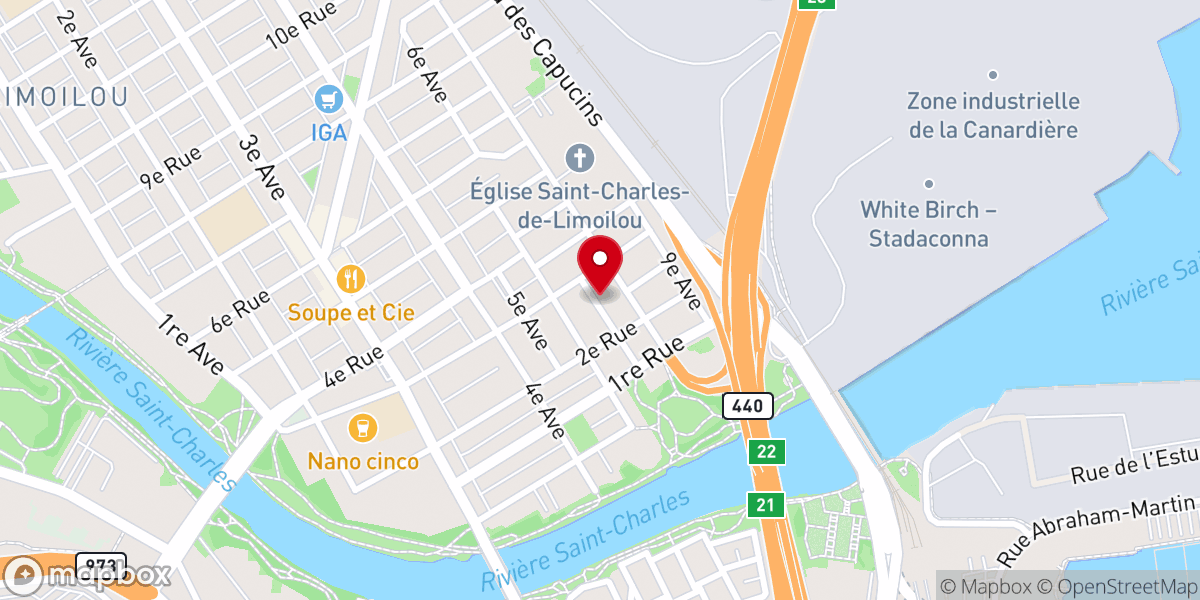 Map showing location of Shalom Tabernacle de Kahemba