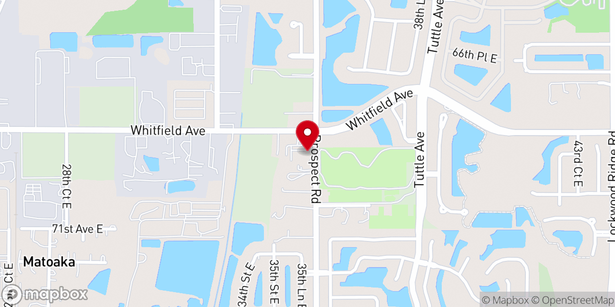 Map showing location of God Provider Church Sarasota