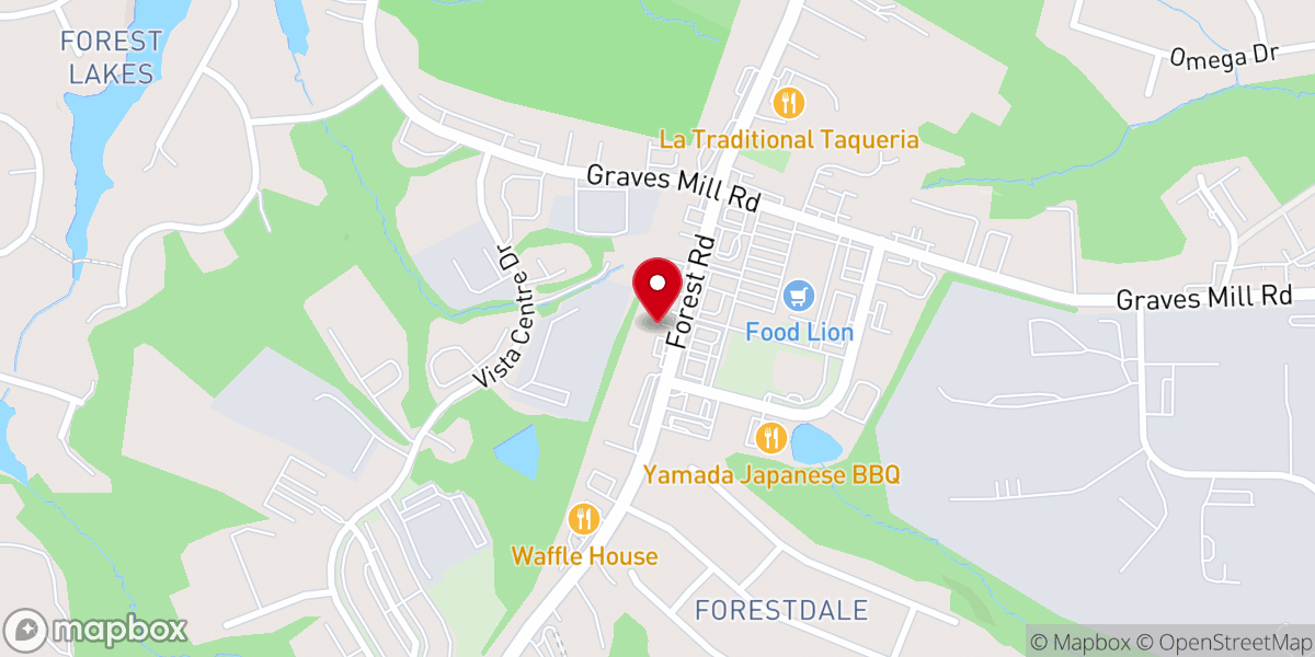 Map showing location of Speaking Life Again Church