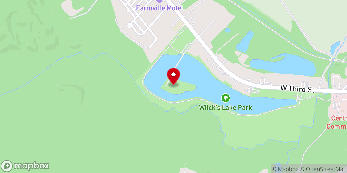 Map showing location of Wilck's Lake Park
