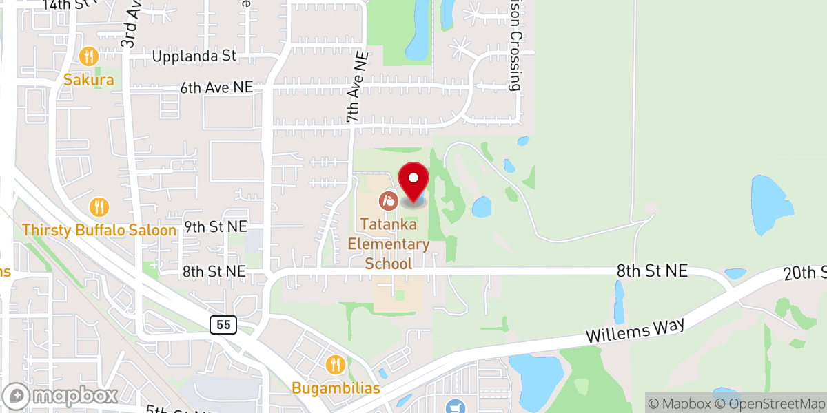 Map showing location of Grace Church of Otsego
