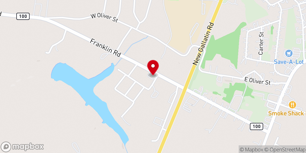 Map showing location of Nazarene Church
