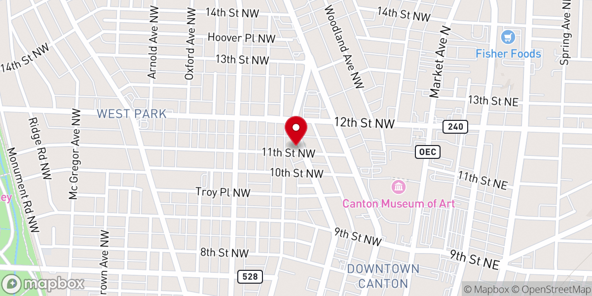 Map showing location of Jesus Speaks Christian Church
